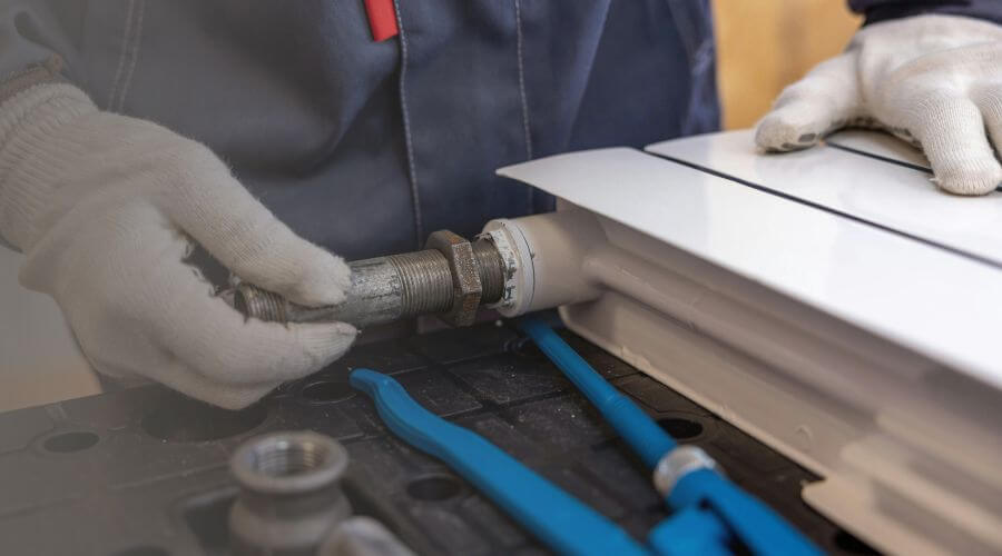 Professional water heater repair services in Rufe, OK