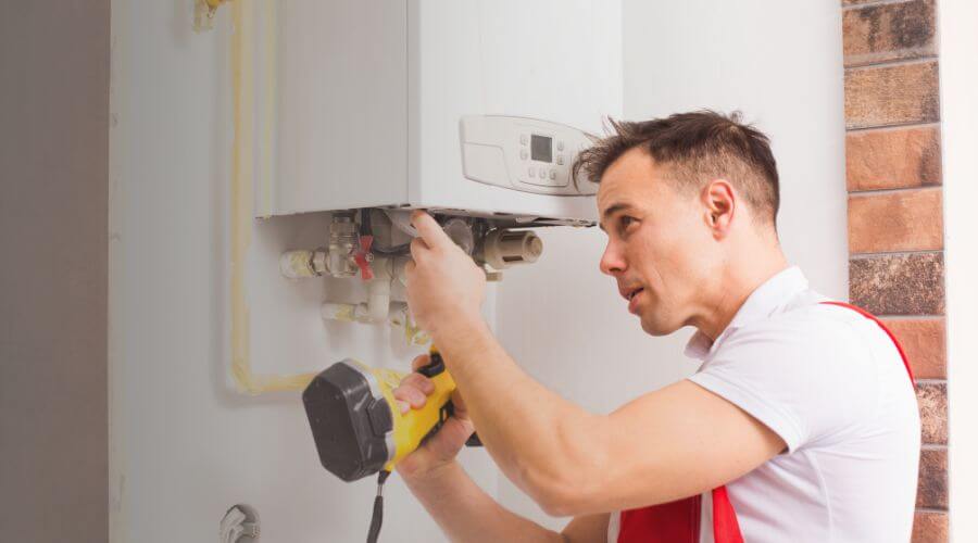 Professional water heater repair in Rufe, OK
